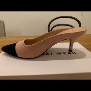 Who What Wear Blush Mule